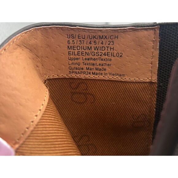 GENTLE SOULS By Kenneth Cole Eileen Women's Leather Block Heel Boots Brown 6.5M - Picture 6 of 7